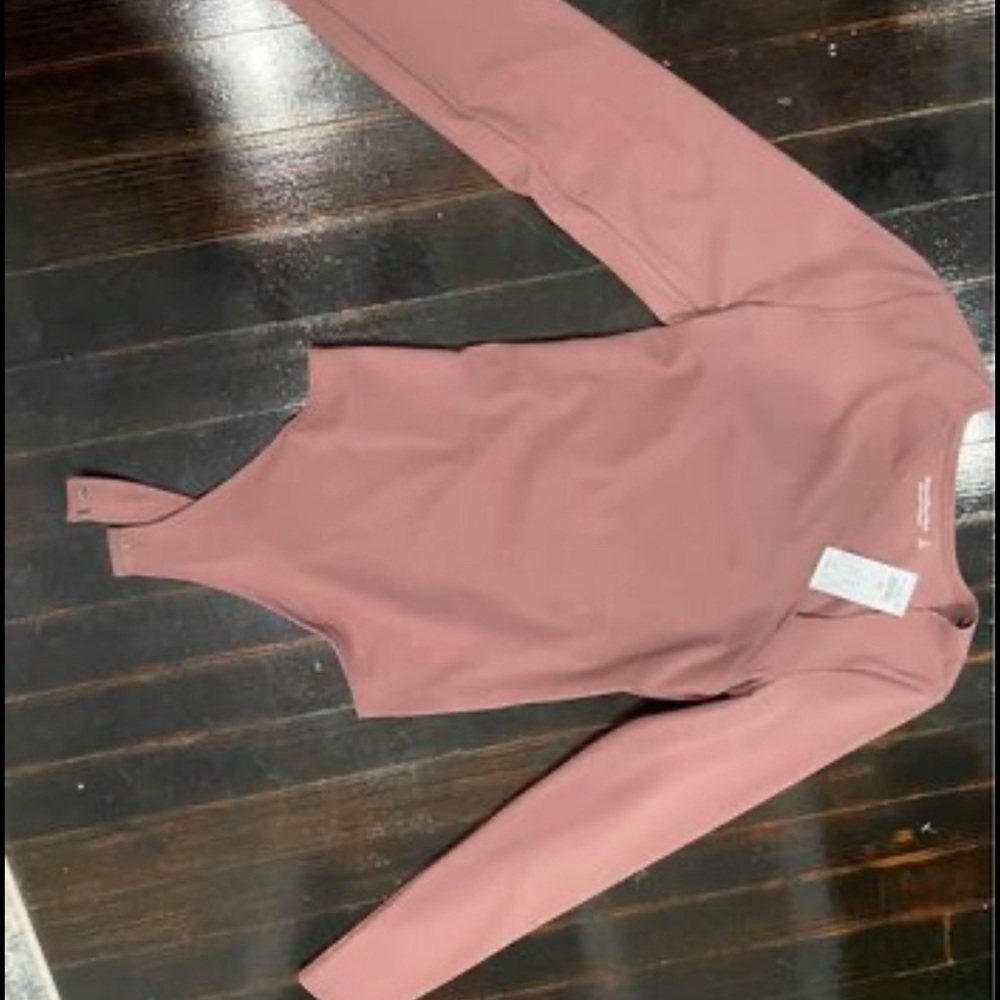 Long sleeve asymmetrical bodysuit